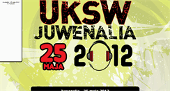 Desktop Screenshot of juwenalia-25-maja-2012.fundacjauv.org.pl