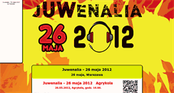 Desktop Screenshot of juwenalia-26-maja-2012.fundacjauv.org.pl