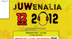Desktop Screenshot of juwenalia-12-maja-2012.fundacjauv.org.pl